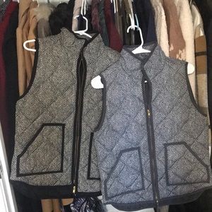 J. Crew vests